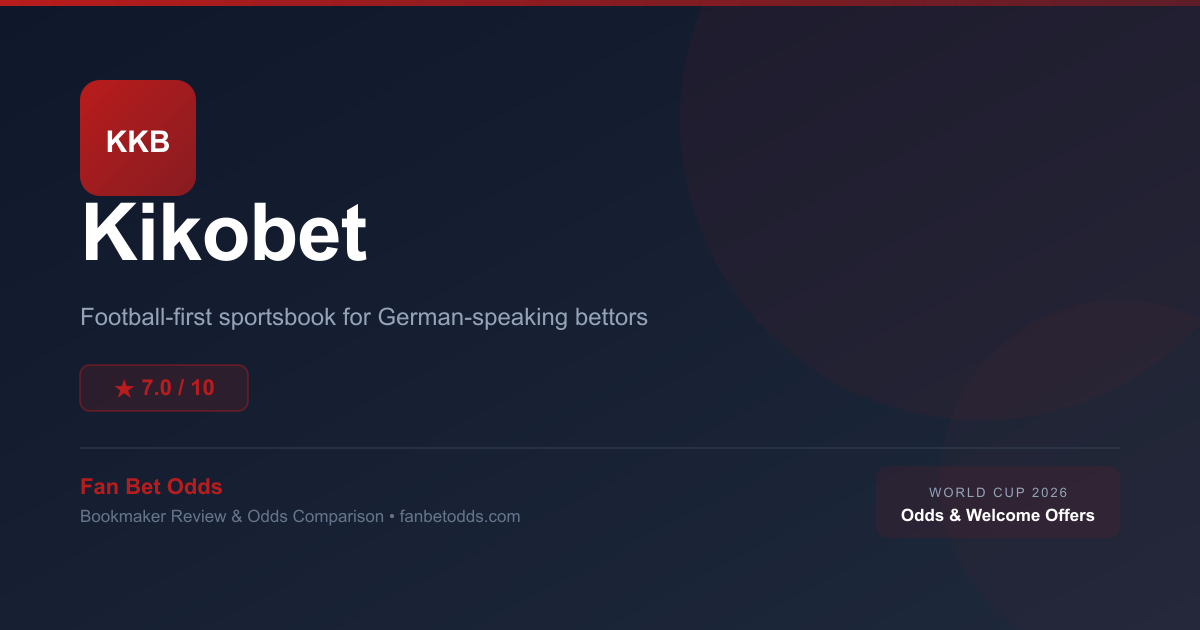 Avis sur le bookmaker Kikobet
