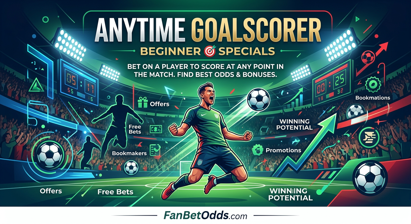 Anytime Goalscorer betting guide - back any player to score at any point in a World Cup 2026 match