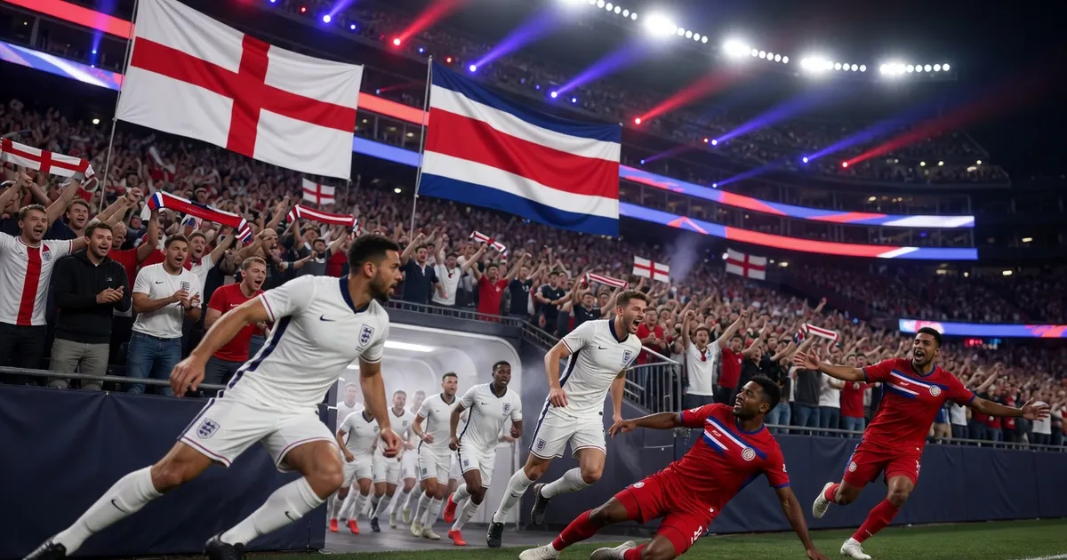 Anthony Gordon Shines as England Defeats Costa Rica in Final Warm-Up - World Cup 2026