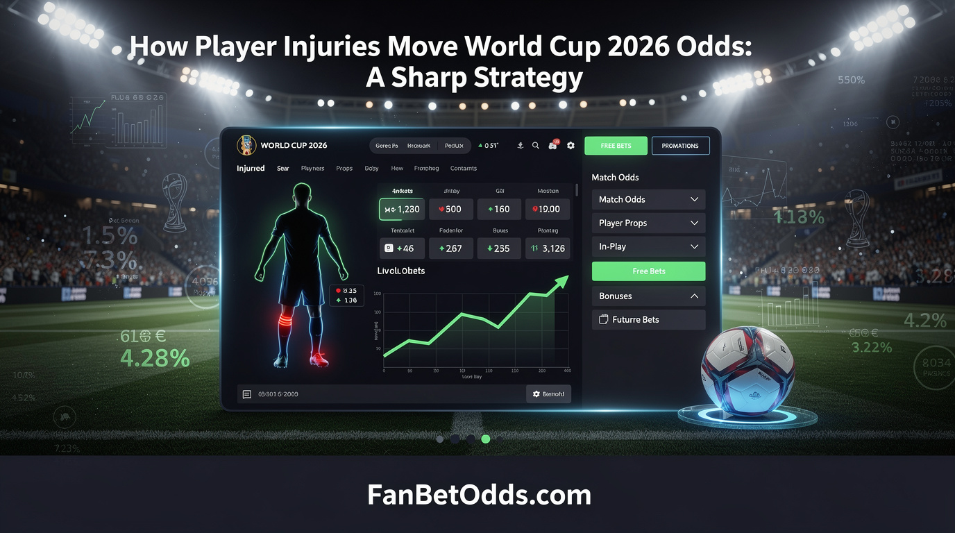 How Player Injuries Move World Cup 2026 Odds - Sharp Strategy Guide - Fan Bet Odds