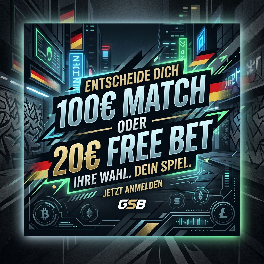 Choice of $100 Match or $20 Free Bet at TikTakBet Germany — Fan Bet Odds