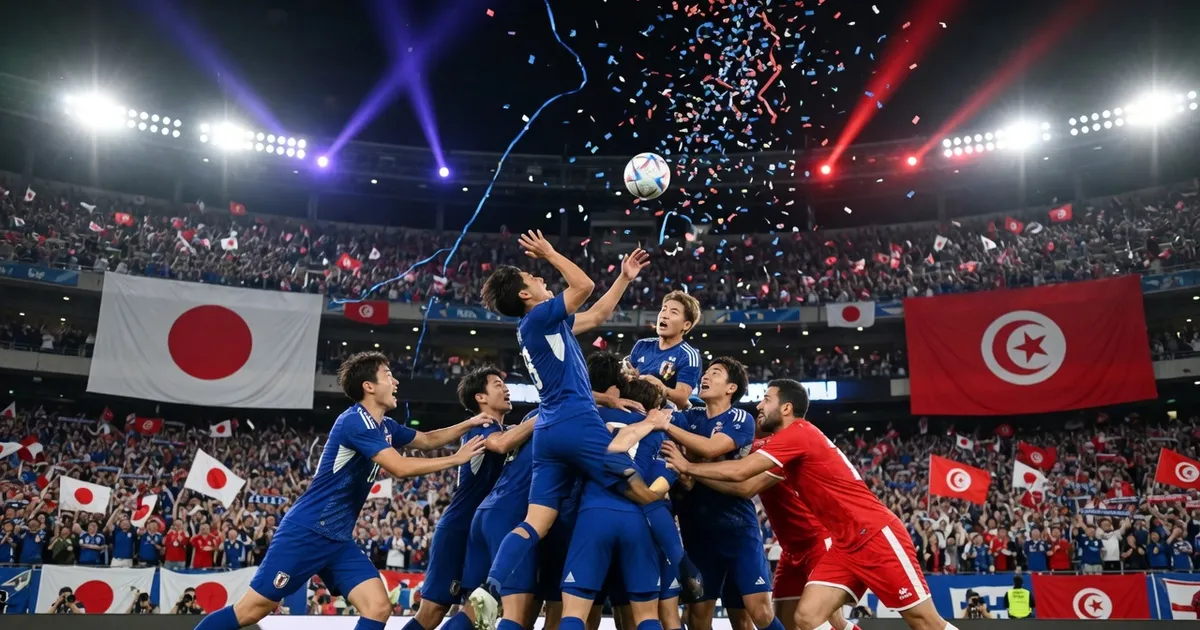 Ueda Shines in Japan's Decisive 4-0 Victory Over Tunisia at WC 2026 — World Cup 2026